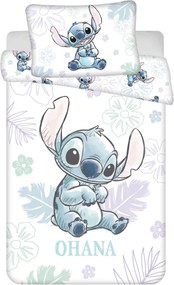 Disney Lilo és Stitch, A csillagkutya Ohana White gyerek, ovis ágyneműhuzat 100×135 cm, 40×60 cm