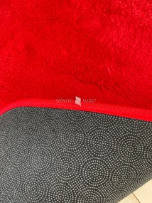 Royal Shaggy fürdőszobai szőnyeg Red (Piros) 50x80cm