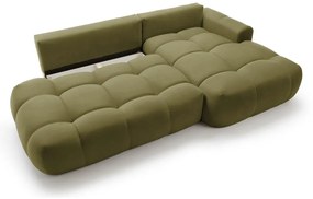 Sarokkanapé Ombre (J) (oliva + fekete). 1100454