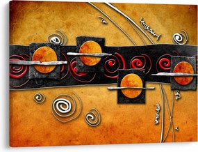 Az absztrakció képe - Bolygók (70x50 cm)
