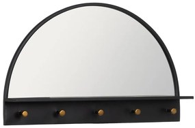 Fali tükör fogassal 69x43 cm – Ixia