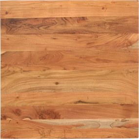 vidaXL tömör akácfa négyzet alakú asztallap 80x80x2,5 cm