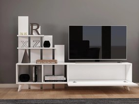 TV asztal/szekrény Kobada (fehér) . Akció -23%. 1095485