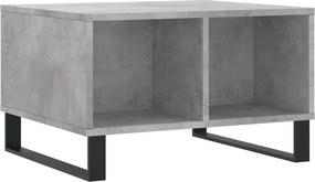 vidaXL betonszürke szerelt fa dohányzóasztal 60 x 50 x 36,5 cm