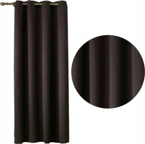 Vastag Függöny Blackout 145x245 Függöny barna