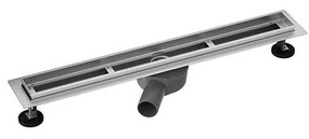 Zuhanyfolyóka 75x7,6 cm ezüst/szürke