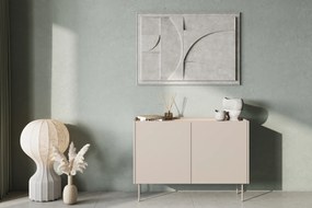 Desin 120 2D2SZ kétajtós fiókos komód fiókkal 120 2D2SZ - kasmír / nagano-tölgy