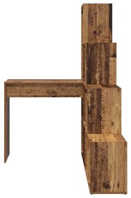 Sarokíróasztal Régi fa 101,5 x 149,5 x 149,5 cm Faanyag