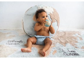 Mosható kézi szövésű pamut gyerek szőnyeg 140x200 cm Vintage Map – Lorena Canals