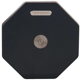 Fekete LED asztali lámpa (magasság 18 cm) Twist Hexagon – Gingko