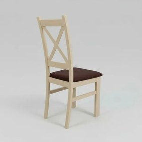 Étkezőszék NATE Sonoma tölgy/sötétbarna