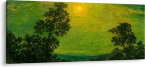 Kép - Imitator of Ralph Albert Blakelock, Moonlight, reprodukciók (120x50 cm)