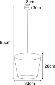 KAJA K-4641 SOUL BLACK Fekete Színű Függeszték 1xE27 15W IP20
