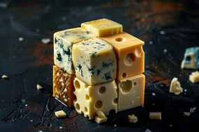 Vászonkép Canvas Kulinária Konyha Főzés Étel Sajt 60x40