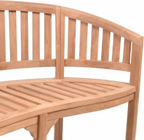 Kerti pad teakfából kétszemélyes kezelt 120 cm