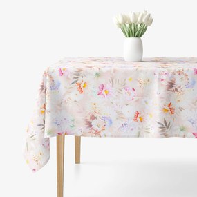 Goldea szögletes terítő 100% pamutvászon deluxe - vadvirágok 80 x 80 cm