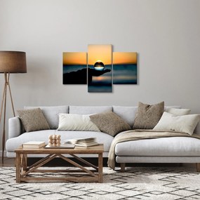 Üveggolyó a tenyérben (90x60 cm)