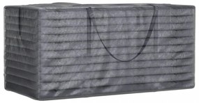 fekete polietilén kerti párnatároló zsák 150 x 75 x 75 cm