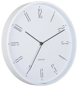 Karlsson 5988WH design falióra, fehér, átmérő 30cm