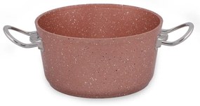 Classic rózsaszín alumínium edény fedővel, ø 20 cm - Güral Porselen