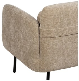 Bézs zsenília kanapé 127 cm Bind – Ixia