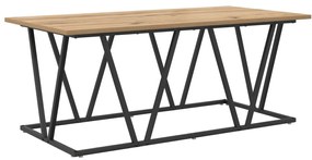 Kávézóasztal Mesteri Tölgy 100x50x40 cm Műgyanta és Fém