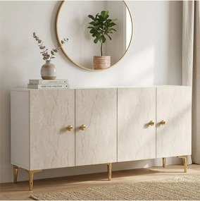 Simple 180 - White, Travertine