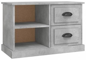 betonszürke szerelt fa TV-szekrény 73x35,5x47,5 cm