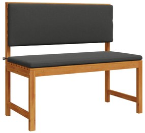 Kerti pad párnákkal 100x50x91 cm Tömör akácfa
