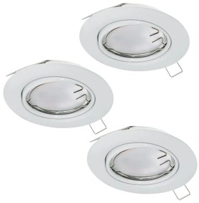 Eglo 94406 - SET 3x LED Beépíthető lámpa PENETO 3xGU10-LED/5W/230V