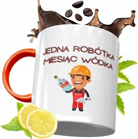 Narancssárga Bögre Építő Szakember Barkácsolónak, fényképes nyomattal