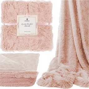 Vastag Szőrös Takaró kétoldalas ágytakaró 160x200 cm Pléd Puha