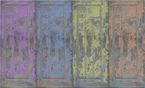 Fotótapéta Régi ajtó pasztell vintage retro design 250x175 +ragasztó