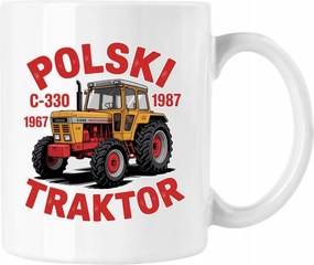 Bögre Traktor c-330 Prl szállítás 2 Fehér 330ml