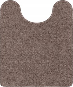 Zarcker Fürdőszobaszőnyeg Csúszásgátló U-alakú Barna 50x60cm