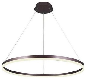 Brilagi - LED Dimmelhető csillár zsinóron CIRCLE LED/55W/230V 3000-6500K barna + távirányító
