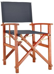 Deuba Cannes-i rendezői fából készült szék - antracit