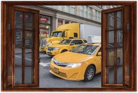 Poszterek 60x40 Sárga járművek New York