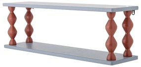 Kék többszintes gyerek polc 80 cm Bibiola – Bloomingville Mini