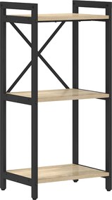 vidaXL Könyvespolc Sonoma tölgy 40 x 30 x 85 cm Faanyag