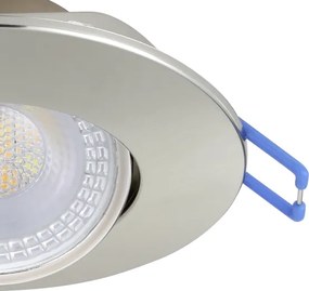 Eglo 300195 - 7 darabos GEDREZ beépíthető LED lámpakészlet, 4,9 W/230 V, Ø 9 cm, króm