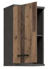 VENOM fali fürdőszobaszekrény antracit/barna