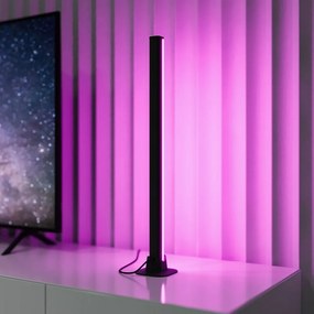 Fekete fém LED asztali lámpa (magasság 55 cm) Boy – Reality