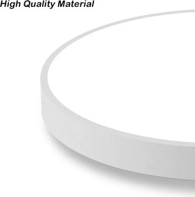 Immax NEO 07316L-LED fényerőszabályozható mennyezeti lámpa SEMPLICI 128W/230V Ø100 cm, Wi‑Fi, Tuya-kompatibilis, fehér + távirányító
