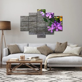 Kép - réti virágok (150x105 cm)