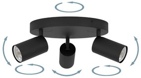 Eglo 900336 - LED RGBW Dimmelhető spotlámpa TELIMBELA-Z 3xGU10/4,9W/230V