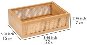 WENKO 25602100 - ALLEGRE kádtálca 22x15 cm barna