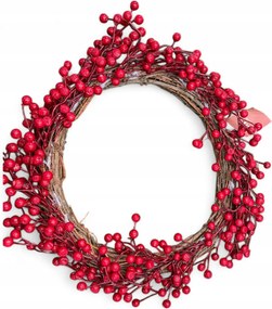 Villa D'Este Tivoli Karácsonyi koszorú berkenyével 40 cm 5913349 hand made