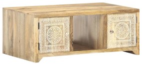 Tömör mangófa dohányzóasztal 90 x 50 x 35 cm