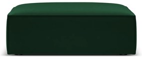 Sötétzöld bársony lábtartó Vanda – Mazzini Sofas